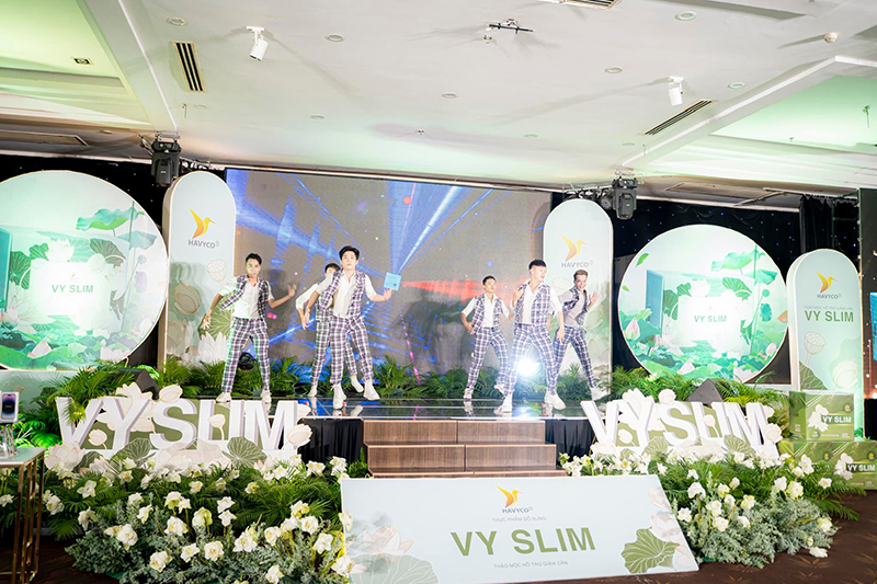 Không gian sự kiện ra mắt Vy Slim